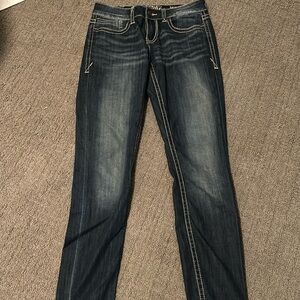 Buckle black jeans dark wash skinny